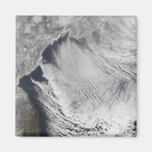 Cloud streets forming over the Sea of Japan Magnet