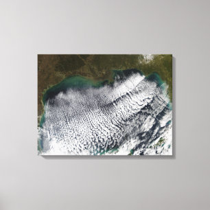 Cloud streets in the Gulf of Mexico Canvas Print