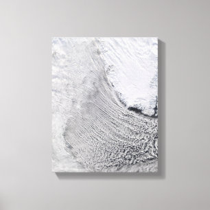 Cloud Streets in the Labrador Sea Canvas Print