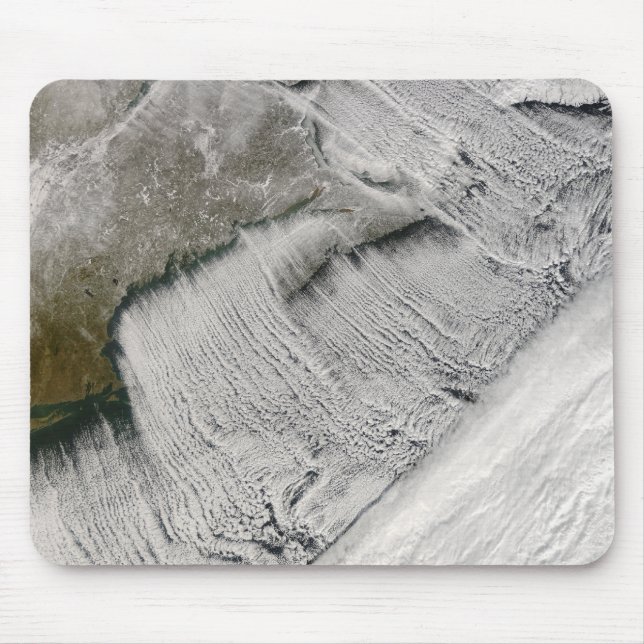Cloud streets off New England and the Maritimes Mouse Pad (Front)