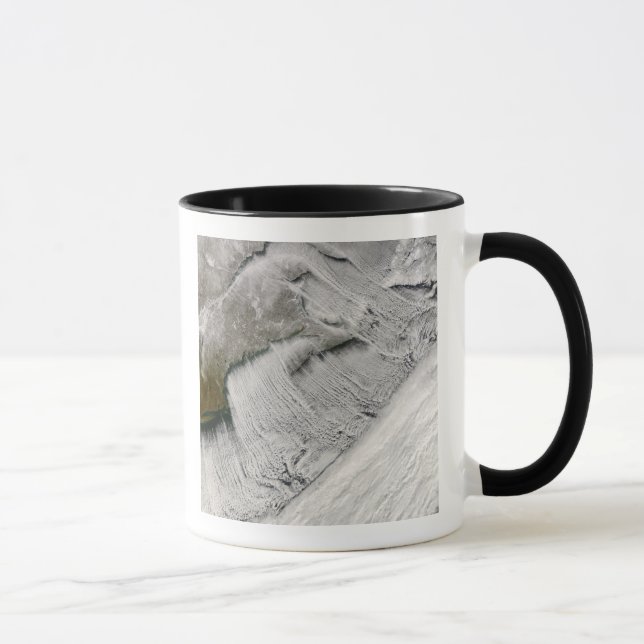 Cloud streets off New England and the Maritimes Mug (Right)