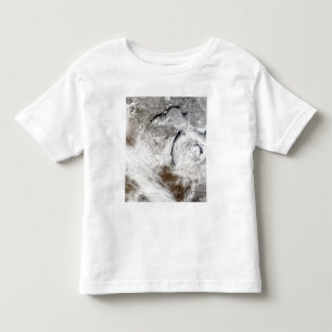 Cloud streets over Lake Superior and Lake Michi Toddler T-shirt
