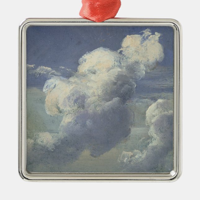 Cloud Study, 1832 Metal Ornament (Front)