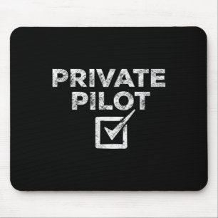 Cloud Surfing Apparel Men's Black Humorous Private Mouse Pad