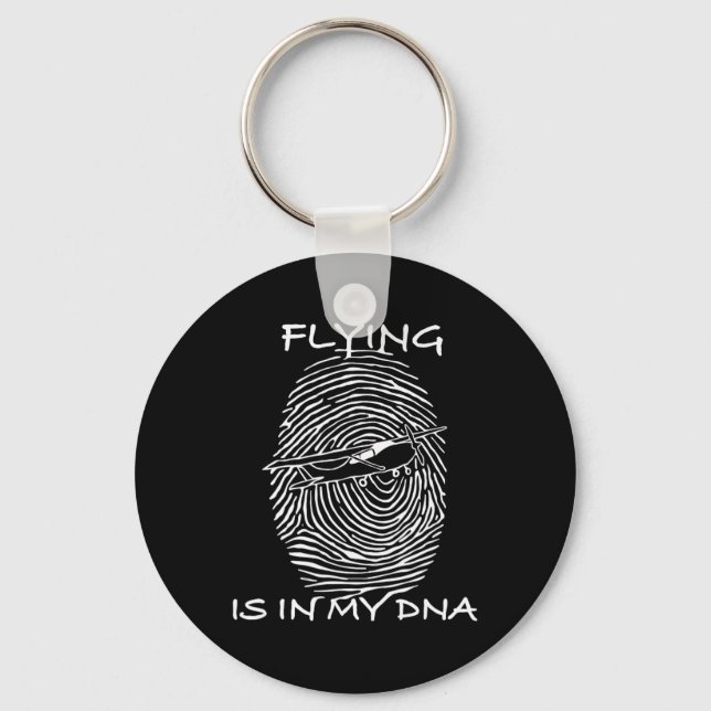 Cloud Surfing Apparel Uni Pilot - Black, Small - S Keychain (Front)