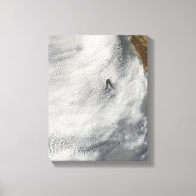 Cloud vortices and glory off Guadalupe Island Canvas Print (Front)