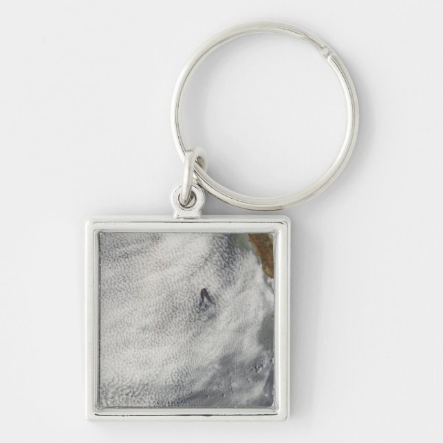 Cloud vortices and glory off Guadalupe Island Keychain (Front)