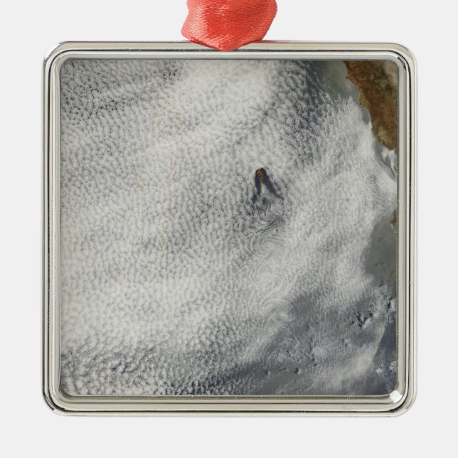 Cloud vortices and glory off Guadalupe Island Metal Ornament (Front)
