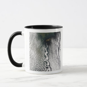Cloud vortices off Cheju Do, South Korea Mug