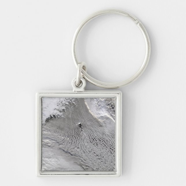 Cloud vortices off Jan Mayen Island Keychain (Front)