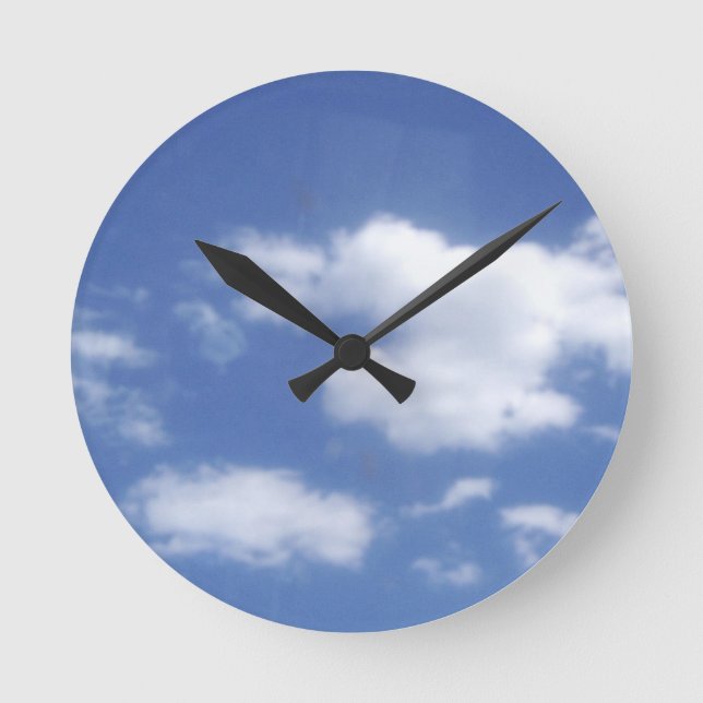 cloud wall clock (Front)