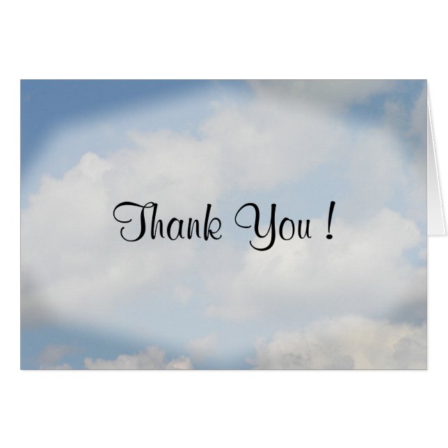 Cloud  Wedding RSVP (Front Horizontal)