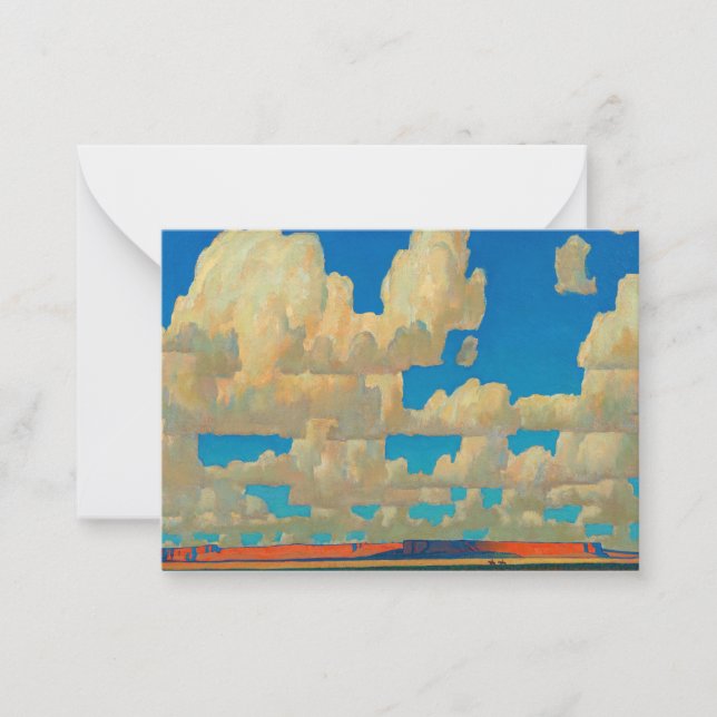 Cloud World by Maynard Dixon Card (Front)