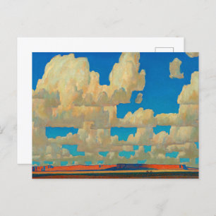Cloud World by Maynard Dixon Invitation Postcard