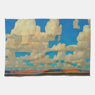 Cloud World by Maynard Dixon Kitchen Towel