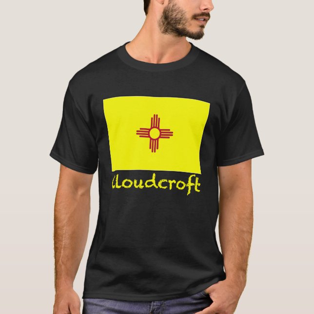Cloudcroft New Mexico USA Flag Souvenir T-Shirt (Front)