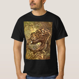 Clouded Leopard by CE Swan, Vintage Wild Animals T-Shirt