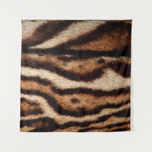 clouded leopard fur tapestry