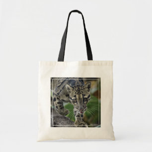 Clouded Leopard on the Move Tote Bag