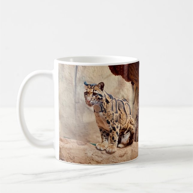 clouded leopard picture nature  coffee mug (Left)