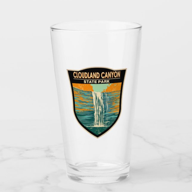 Cloudland Canyon State Park Georgia Vintage  Glass (Front)