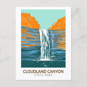Cloudland Canyon State Park Georgia Vintage Postcard