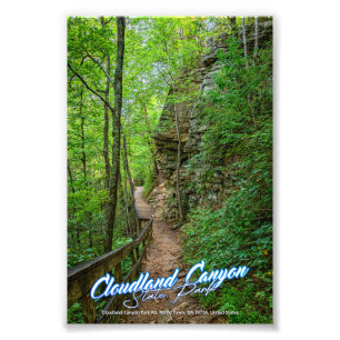 Cloudland Canyon State Park Photo Print