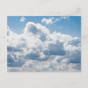 clouds-388922 BEAUTIFUL SKY NATURE BLUE WHITE CLOU Postcard