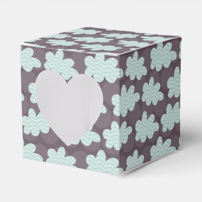 Clouds and Giraffes Favor Box (Front Side)
