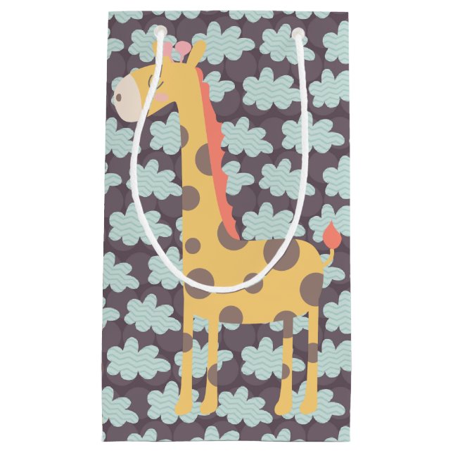 Clouds and Giraffes Small Gift Bag (Front)
