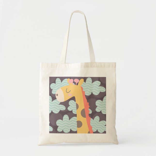 Clouds and Giraffes Tote Bag (Front)