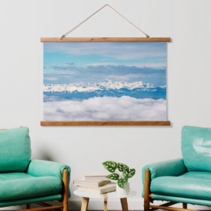 Clouds and snowy mountain Triglav Hanging Tapestry