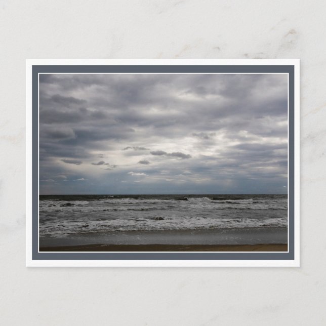 Clouds And Surf Postcard (Front)