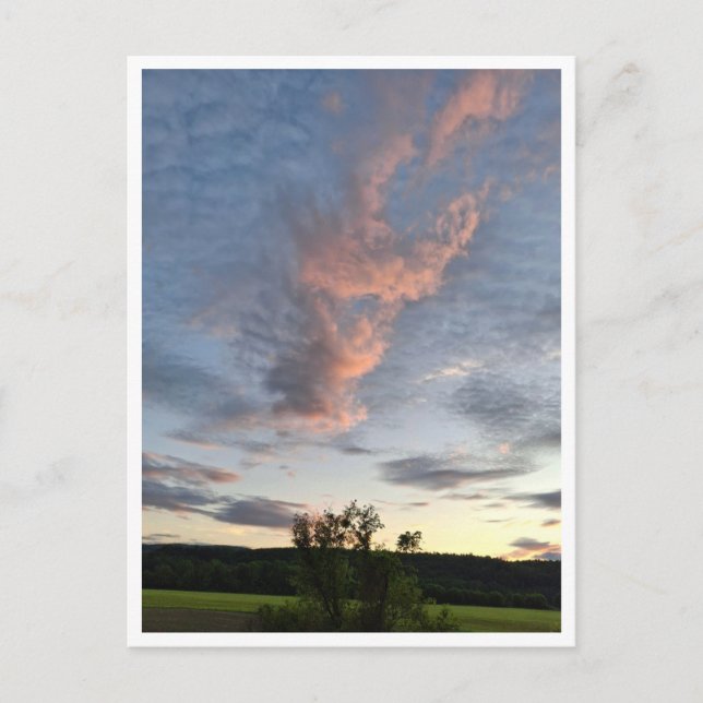 Clouds are magical postcard (Front)