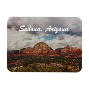 Clouds as they roll into Sedona Magnet