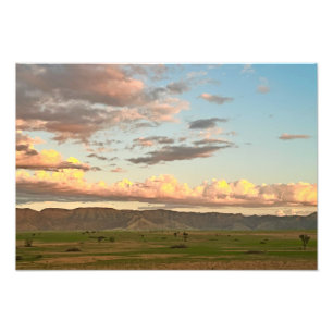 Clouds at Namibia Golden Hour Photo Print