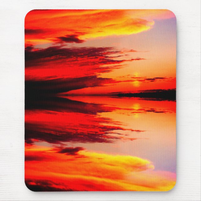 Clouds at sunset art mouse pad (Front)