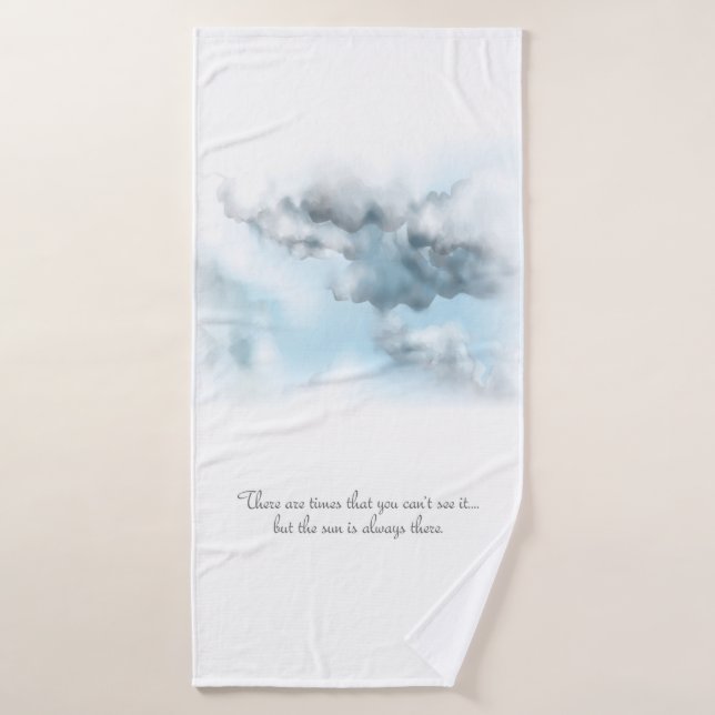 Clouds bath towel (Bath Towel)