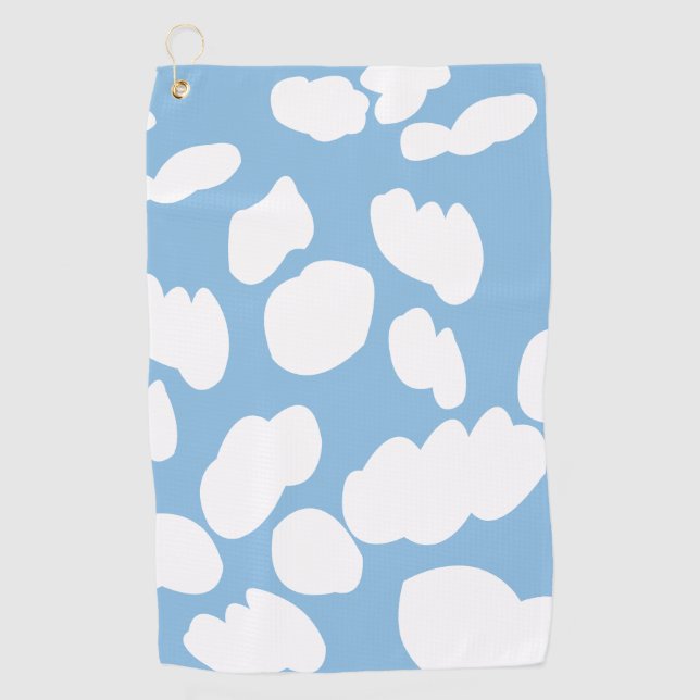 Clouds Blue Sky Clouds  Golf Towel (Front)
