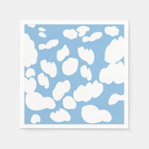 Clouds Blue Sky Clouds Party Napkin