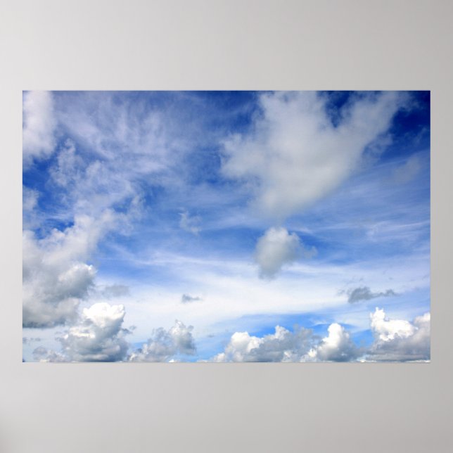 Clouds Blue Sky - Poster (Devant)