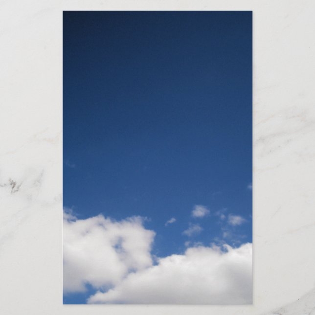 Clouds & Blue Sky Stationery (Front)