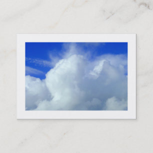 Clouds (bordered) business card