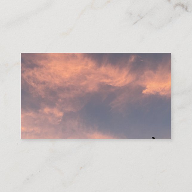Clouds Business Card (Back)