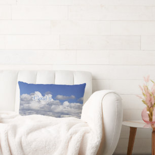 CLOUDS/ DECORATIVE LUMBAR PILLOW/"CLOUD 9" PILLOW