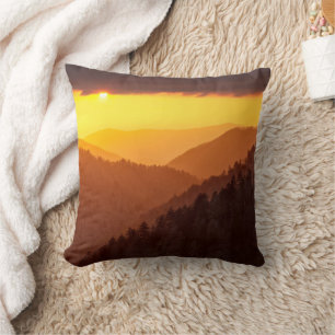 Clouds Fills Valley, Tennessee Throw Pillow