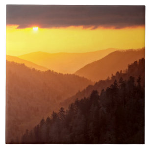 Clouds Fills Valley, Tennessee Tile