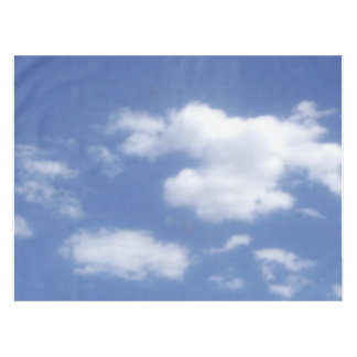 clouds in blue sky tablecloth