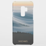 Clouds In Motion At Sunset Personalized Name Uncommon Samsung Galaxy S9 Plus Case<br><div class="desc">This design features a time lapsed photograph of the sunset over the clouds above a forest. Personalize by adding your name in the text box or delete text for no name.
 #sunset #clouds #photography #nature #landscape #travel #adventure #personalized</div>