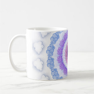 Clouds in my Coffee floral swirl mug